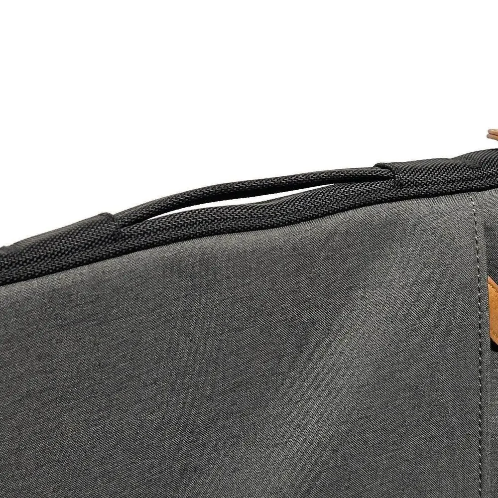 PKG X DRI 13 inch Laptop Sleeve Padded Case Multiple Pockets Zipper Gray 13x9.5